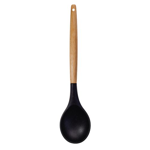 Colher de Silicone Oikos Cabo de Madeira 1 Unidade