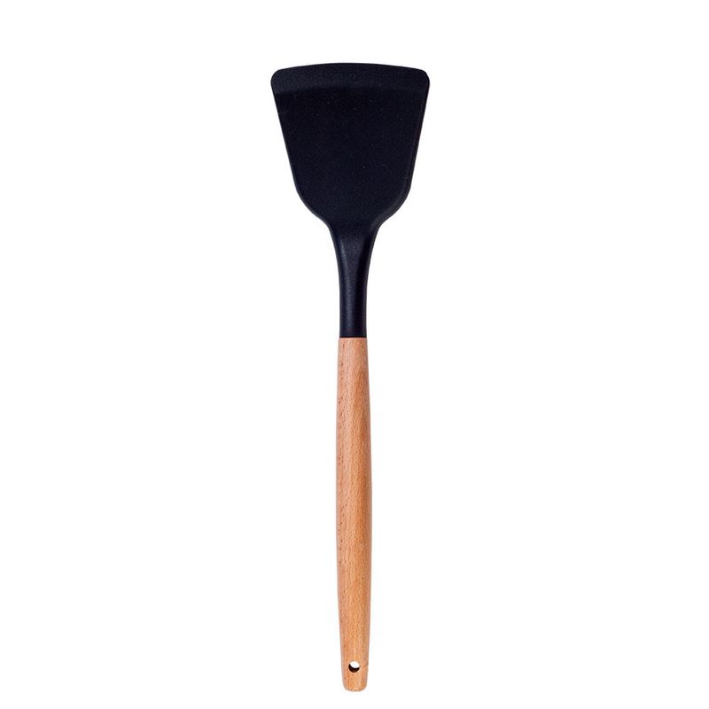 Espatula-de-Silicone-Retangular-Cabo-de-Madeira-Oikos-Unidades