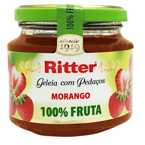 Geleia Ritter 100% Fruta Morango 290g