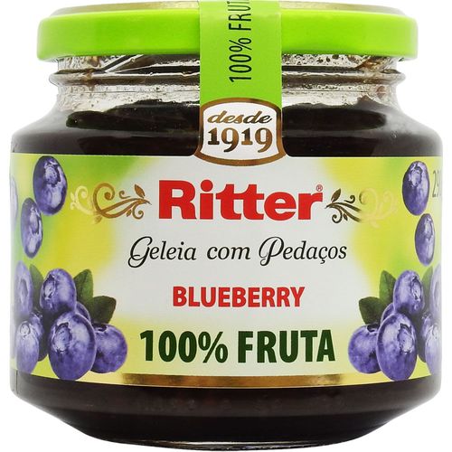 Geleia Ritter 100% Fruta Blueberry 290g