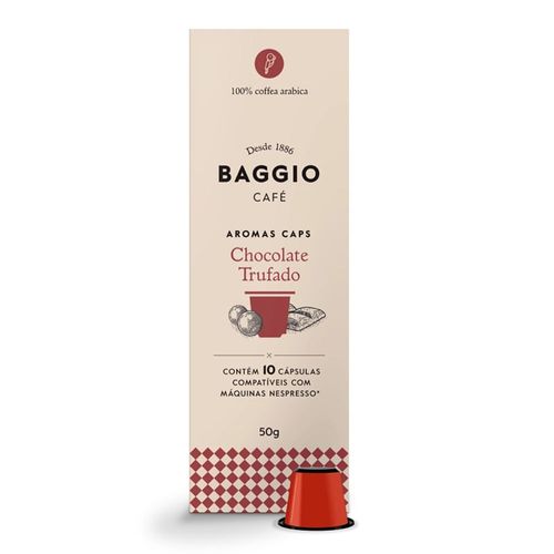 Cápsula de Café Baggio Chocolate Trufado 10 Unidades 50g