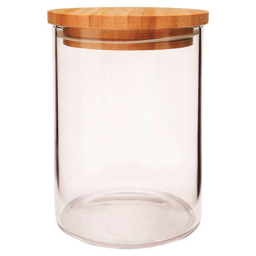Pote de Vidro Oikos com Tampa de Bambu 250ml