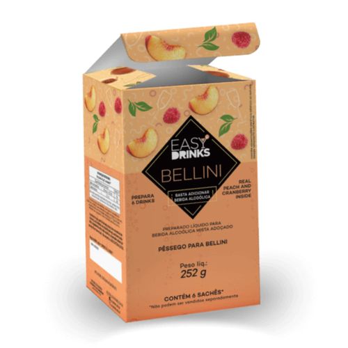 Preparo Para Bebida Easy Drinks Pêssego Para Bellini 252g