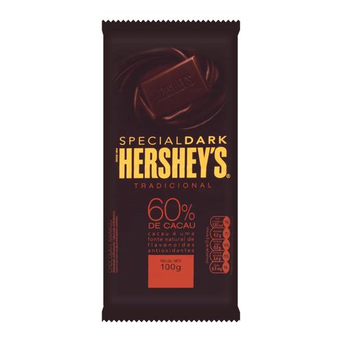 Chocolate Hersheys Special Dark Tradicional 60% Cacau 85g