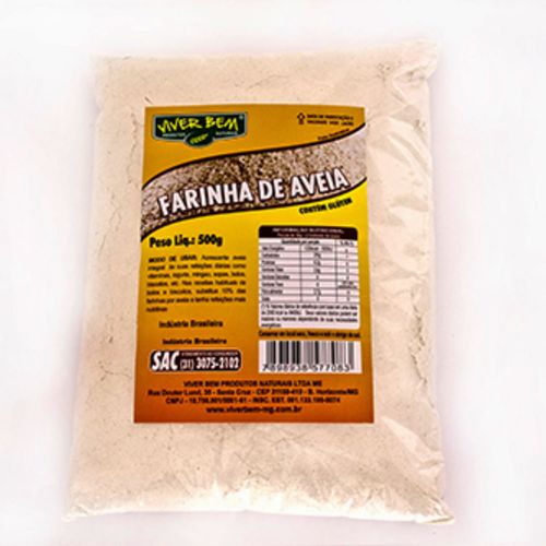 Farinha de Aveia Viver Bem 500g