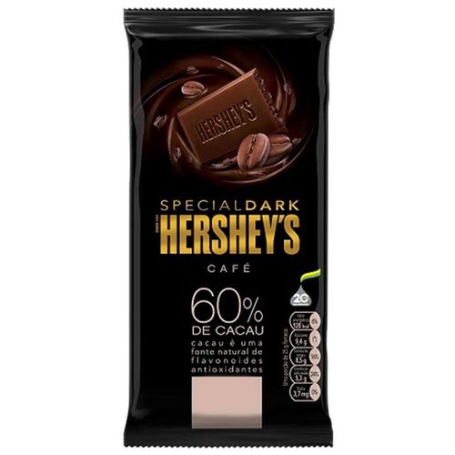 Chocolate Hersheys Special Dark 60% Cacau Sabor Café 85g
