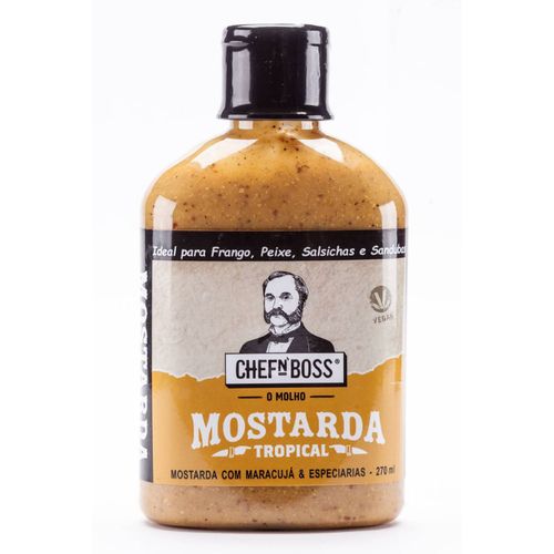 Mostarda Tropical Chef n' Boss Com Maracujá 270ml