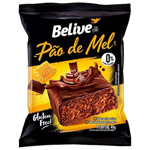 Pão de Mel Belive Sem Glúten 45g