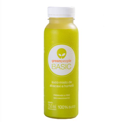 Suco GREENPEOPLE Basic Abacaxi e Hortelã 250ml