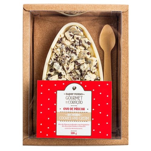 Ovo de Páscoa de Colher Super Nosso Cookies and Cream 320g