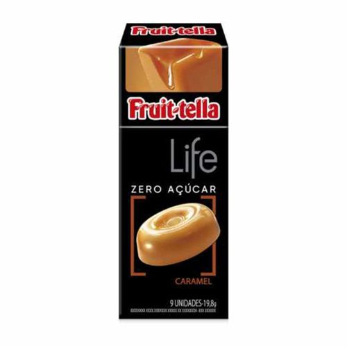 Bala Fruitella Life Caramelo Zero Açúcar 19,8g