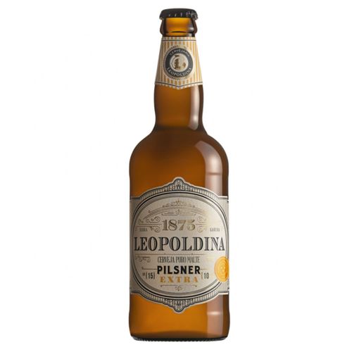 Cerveja Pilsner Leopoldina Garrafa 500ml