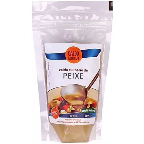 Caldo Culinário Peixe Sem Sal Caldo Natural Pouch 200ml