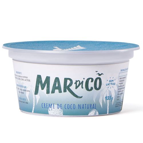Creme de Coco Mardicô Natural 135g