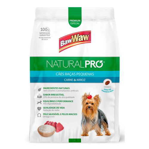 Racao Baw Waw Natural Rpm Carne 2,5kg
