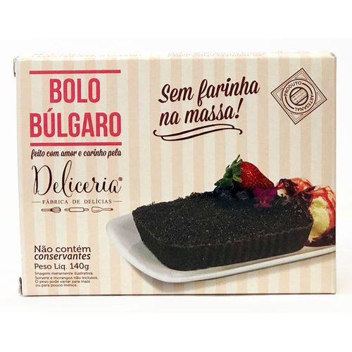 Bolo Búlgaro Deliceria Sem Farinha 140g