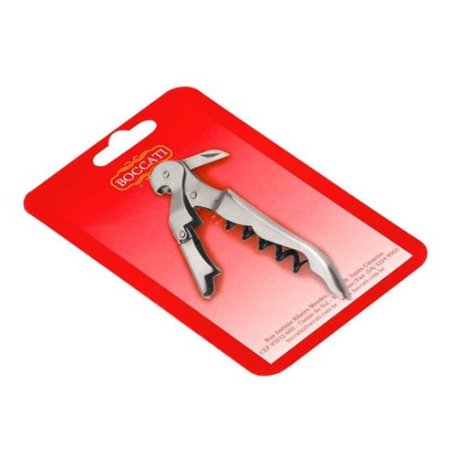 Saca Rolha Boccati 2 Estágios Prata Unidade