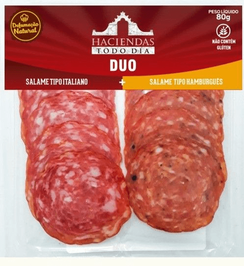 Salame Duo  Italiano Haciendas Todo dia 80g