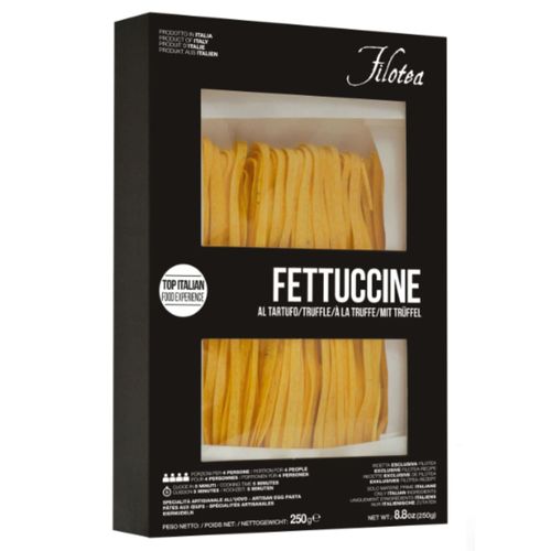 Massa Italiana Artesanal Filotea Fettuccine Com Tartufo 200g