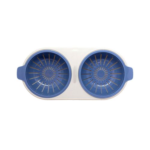 Forma de Ovos para Micro-ondas Azul Oikos 1 Unidade