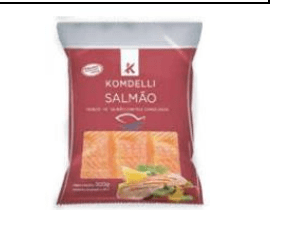Pedaços de Salmão Congelado Komdelli 500 g