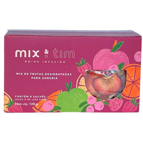 Mix de Frutas Desidratadas para Sangria Mix&Tim 8 Unidades