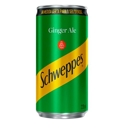 Água Tônica Schweppes Ginger Ale Lata 220ml
