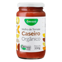 Molho de Tomate Orgânico Caseiro Órigo Vidro 330g