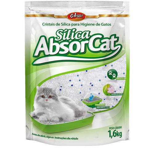 Sílica Absorcat para Higiene de Gatos 1,6Kg