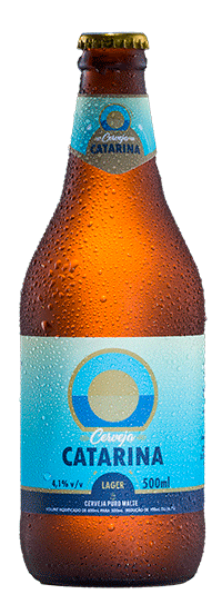 Cerveja Lager Puro Malte Catarina Garrafa 500ml