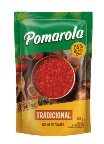 Molho de Tomate Pomarola Tradicional 320g