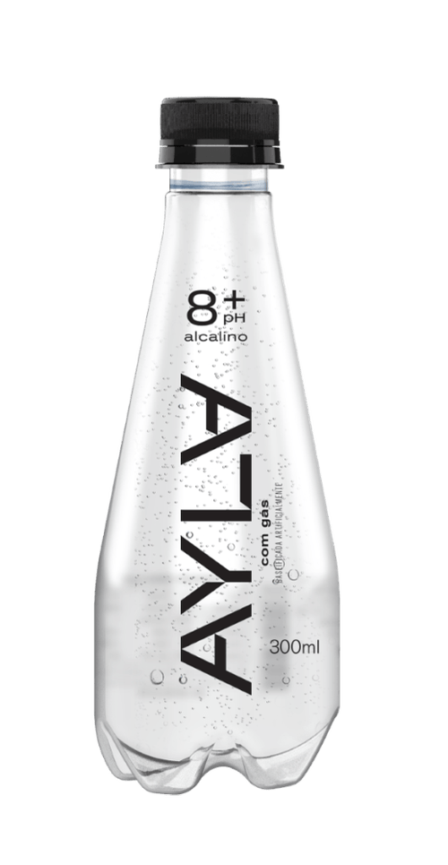 Água Alcalina Ayla Com Gás 300ml