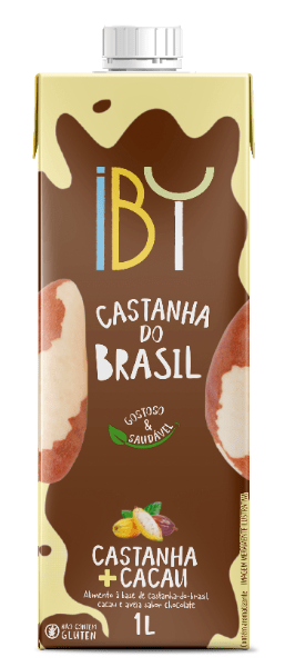 Leite Vegetal de Castanha e Cacau Iby Com 1L