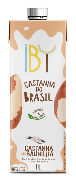 Bebida Vegetal Iby Castanha do Brasil + Baunilha Caixa 1L