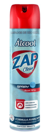 ALCOOL ZAP CLEAN 360ML