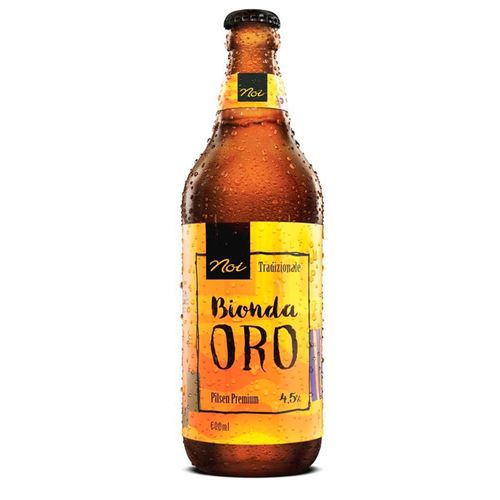 Cerveja Noi Bionda Oro 600ml