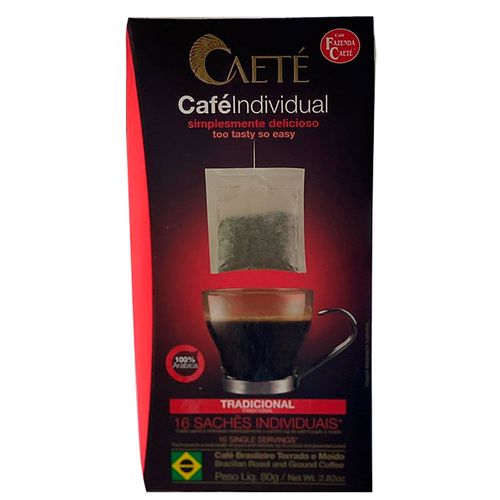 Café Individual Fazenda Caeté Moído 16 Unidades