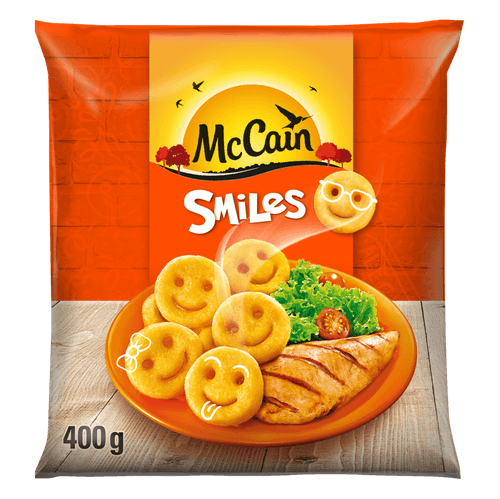 Batata Pré-Frita Smiles Congelada McCain Pacote 400g
