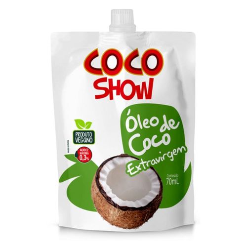 Óleo de Coco Vegan Coco Show Extravirgem 70ml