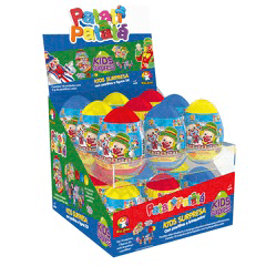 Bala Limão ou Morango Patati Patatá Kids Zone Surpresa 9g