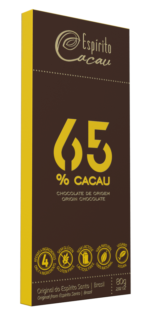 Choc Espirito Cacau 65% 80g