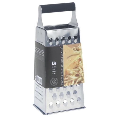 Ralador em Inox Excellent Houseware 4 Faces Quadrado 1 Unidade