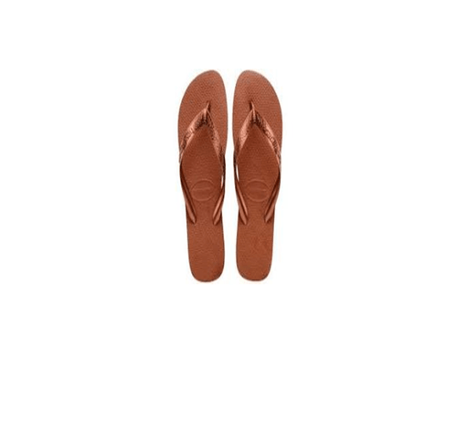 Chinelo Havaianas Feminino Cobre Metálico 37/38