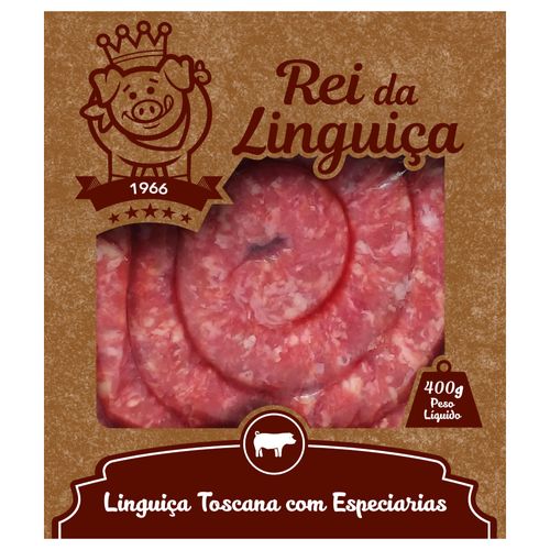 Linguiça Toscana Rei da Linguiça com Especiarias 400g