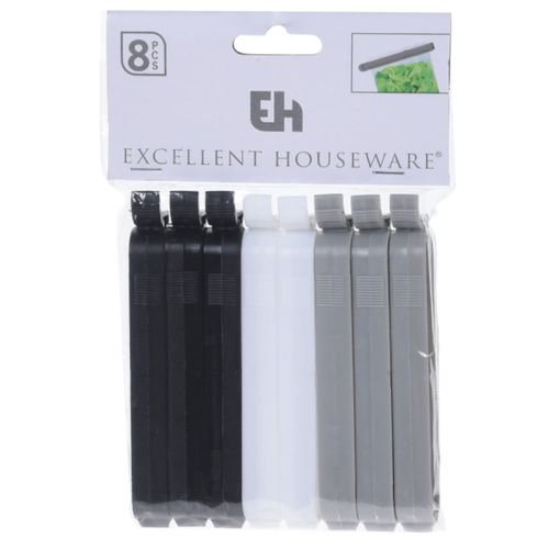 Clips Para Fechar Sacos Excellent Houseware 8 Unidades