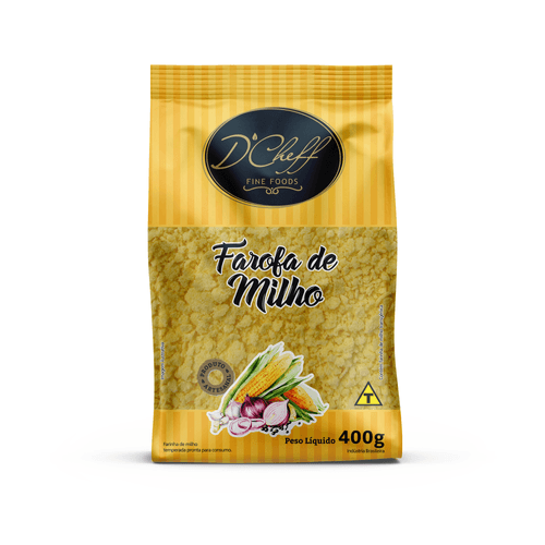 Farofa de Milho D'Cheff Pacote 400g