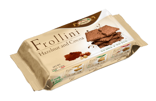 Biscoito Italiano Hanzelnut And Cocoa Frollini 300g