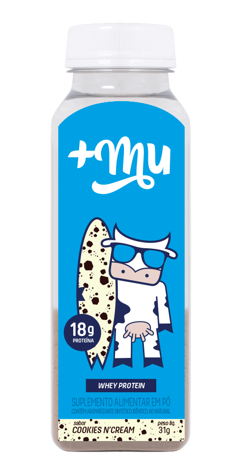 Whey Protein Cookies & Cream +Mu 31g