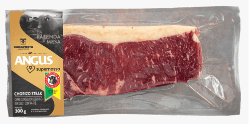 Chorizo Steak Bovino Congelado Angus Embalagem 300g