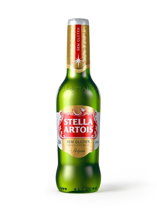 Cerveja Stella Artois Lager Puro Malte Sem Glúten Long Neck 330ml